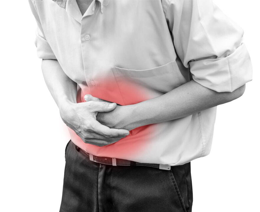 dolor abdominal causado por parásitos o gusanos